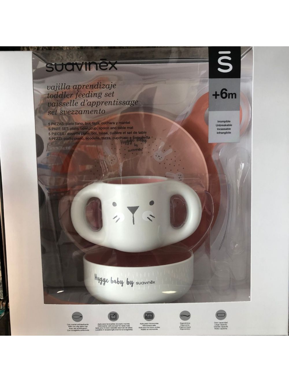 vajilla suavinex rosa