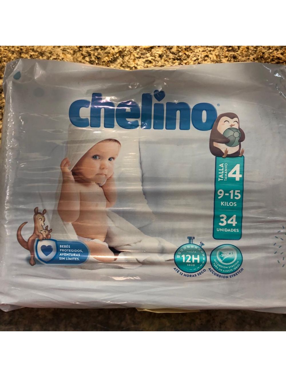 Chelino Talla 5 13-18 kg 30 Pañales