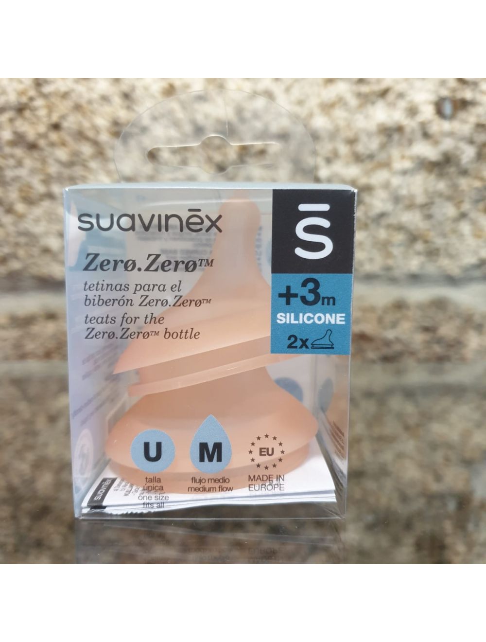 Suavinex Tetina Silicona Zero Zero flujo adaptable