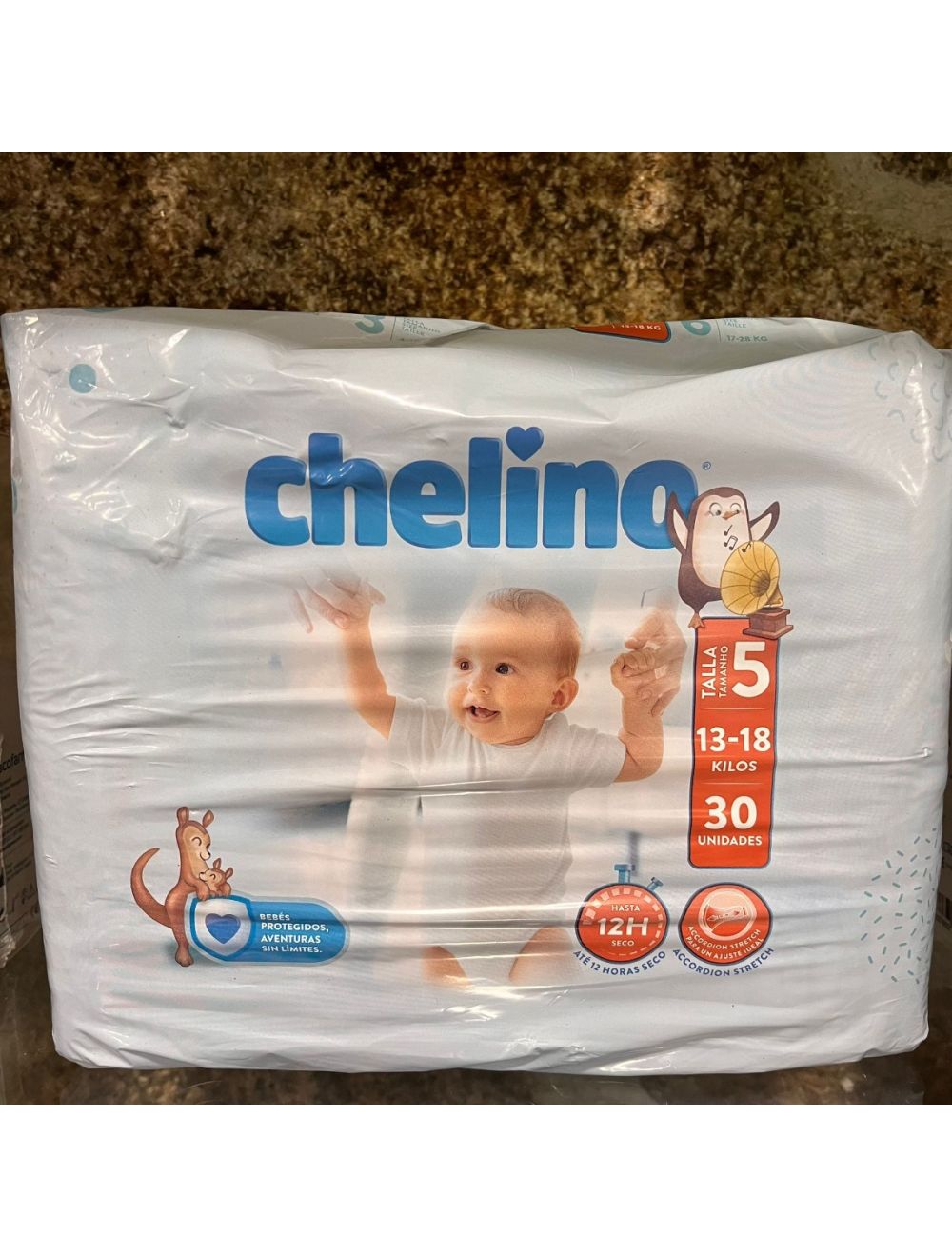 Chelino pañal infantil talla 6 27 unidades bebes
