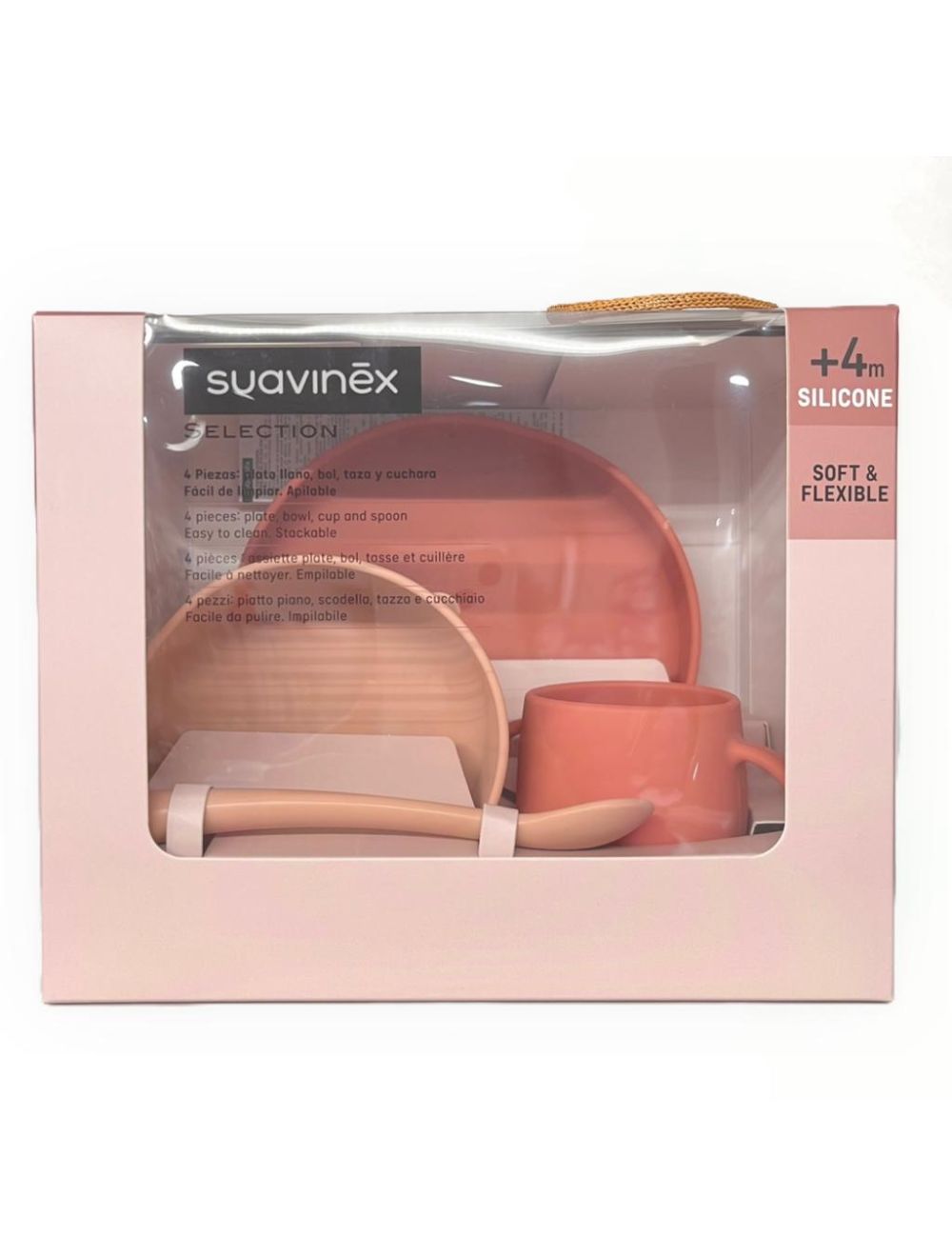 SUAVINEX VAJILLA INFANTIL SILICONA SOFT COLOUR