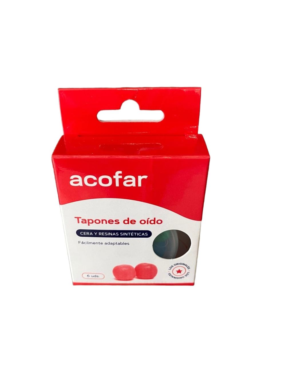 ACOFAR TAPONES OÍDO CERA 6 UNIDADES