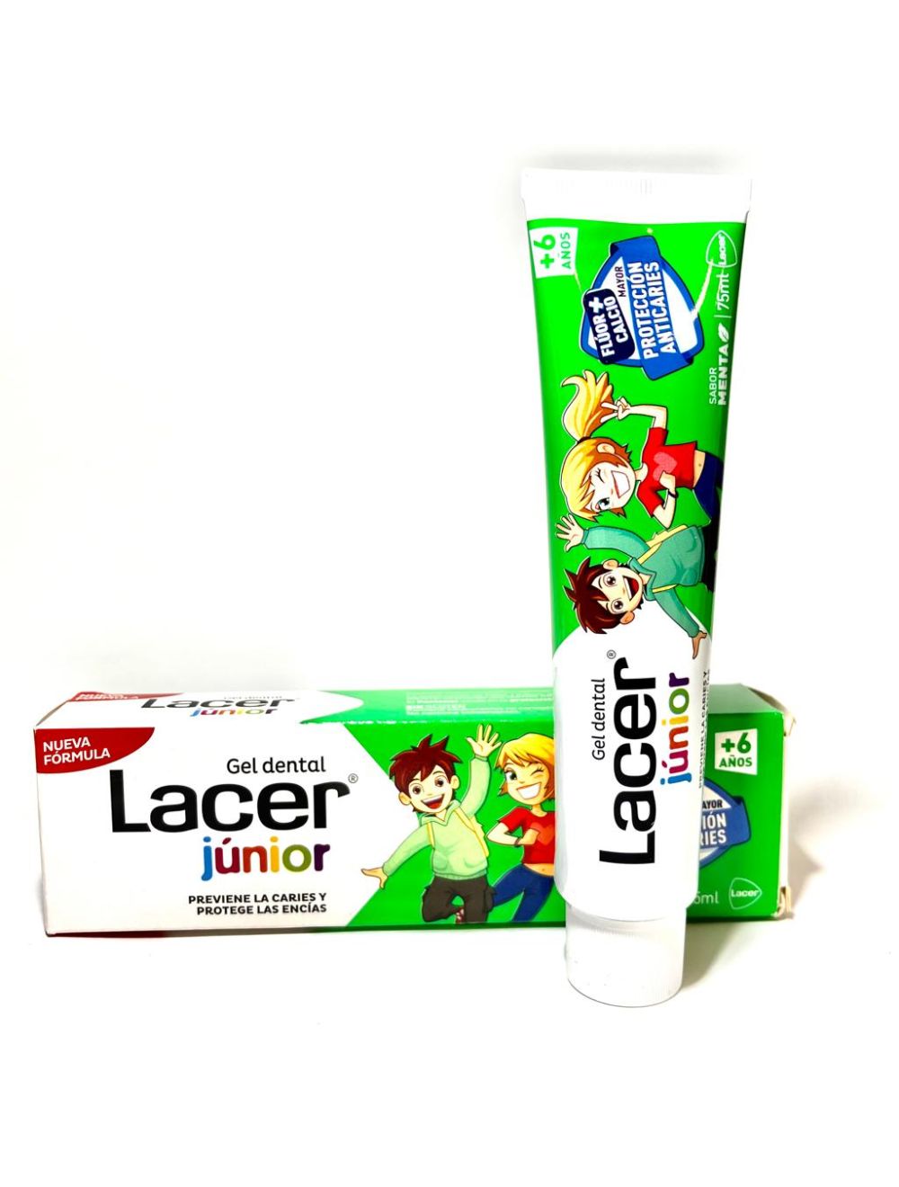Lacer junior gel dental. 75 ml.