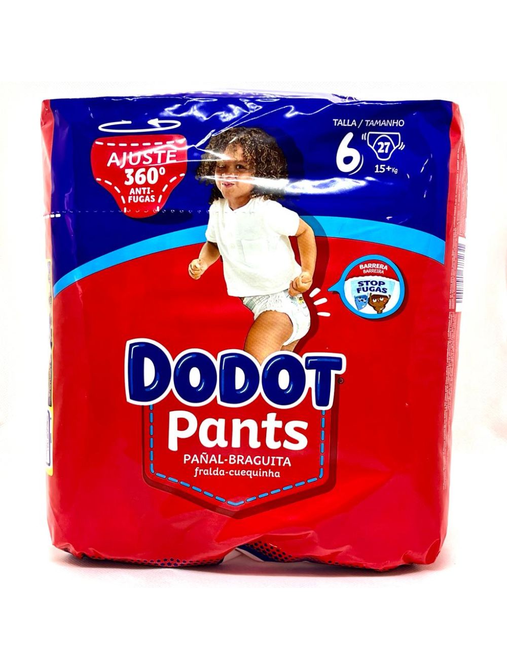 DODOT PANTS +15KG TALLA 6 27 UNIDADES