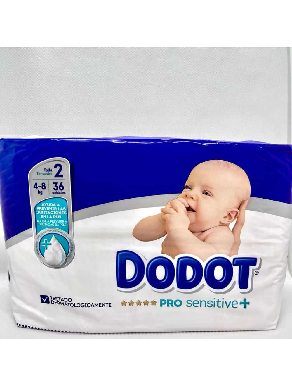 DODOT PRO SENSITIVE TALLA 2 4-8 KG 36 UNIDADES