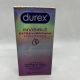 DUREX PRESERVATIVO INVISIBLE EXTRA LUBRIFICADO 12 UNIDADES